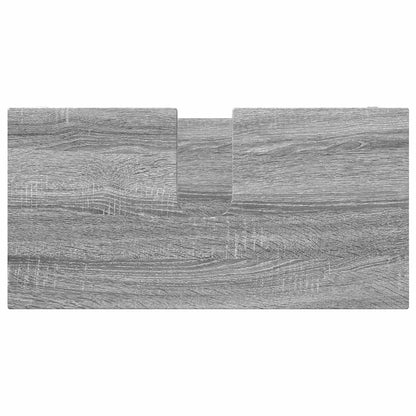 Set di mobili per il bagno con cassetto 4 pcs Grigio Sonoma