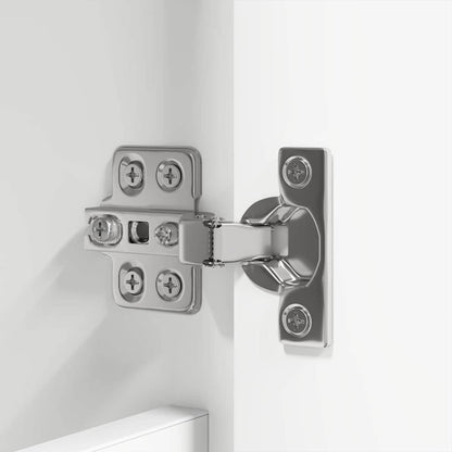 Set di mobili per il bagno 3 pcs Bianco Legno multistrato