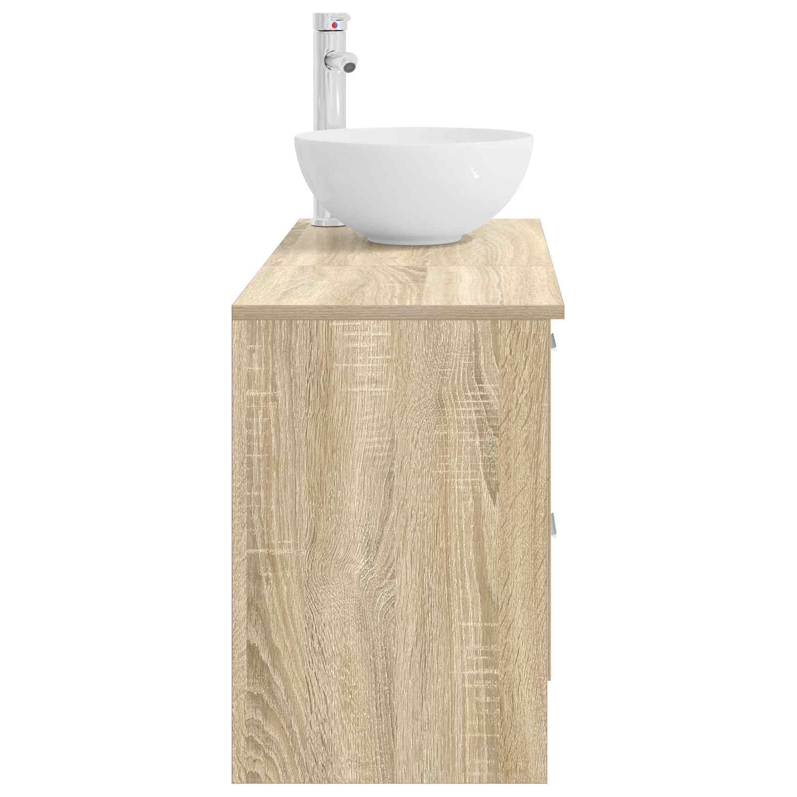 Set di mobili per il bagno 2 pcs Rovere Sonoma | homemem39
