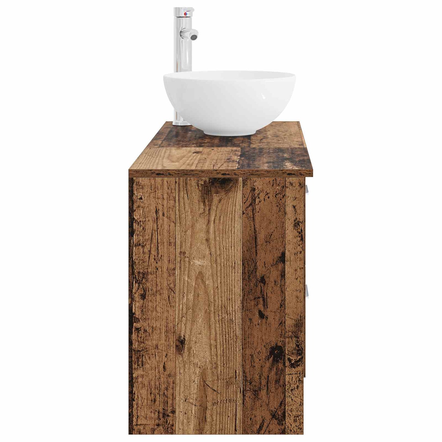 Set di mobili per il bagno 2 pcs Legno antico | homemem39