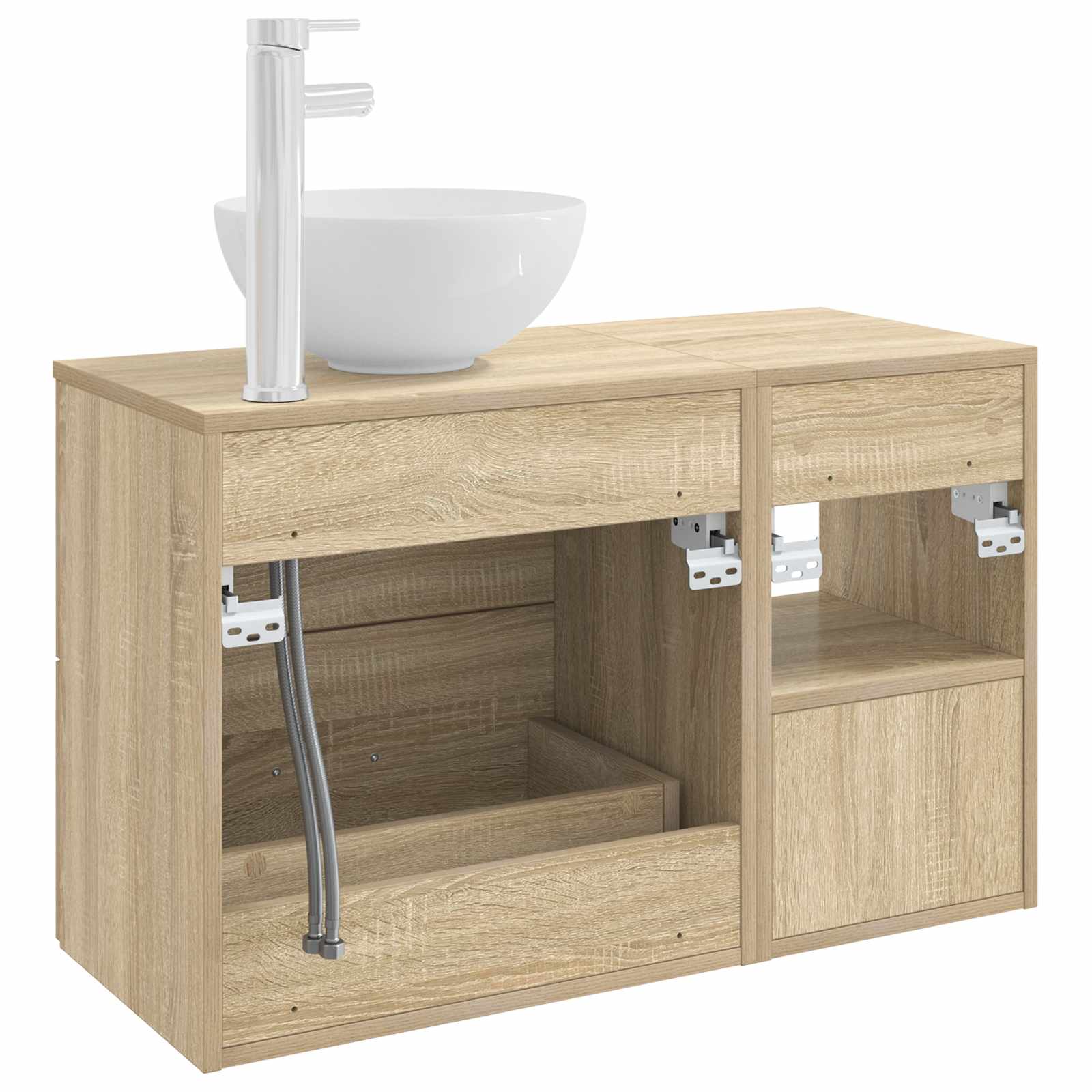 Set di mobili per il bagno 2 pcs Rovere Sonoma | homemem39