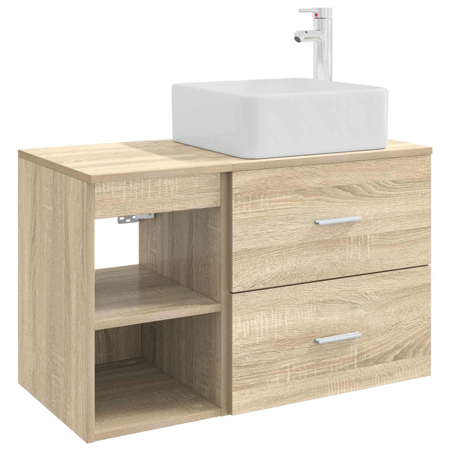 Set di mobili per il bagno 2 pcs Rovere Sonoma | homemem39