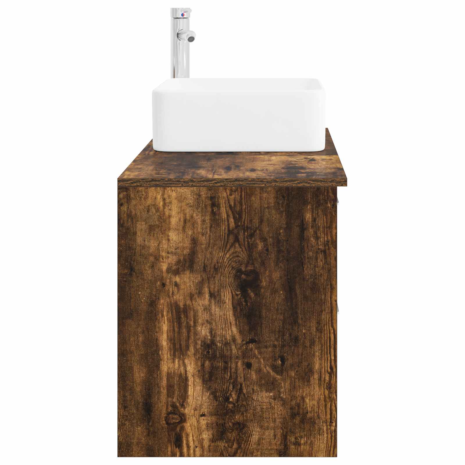 Set di mobili per il bagno 2 pcs Rovere Fumo | homemem39