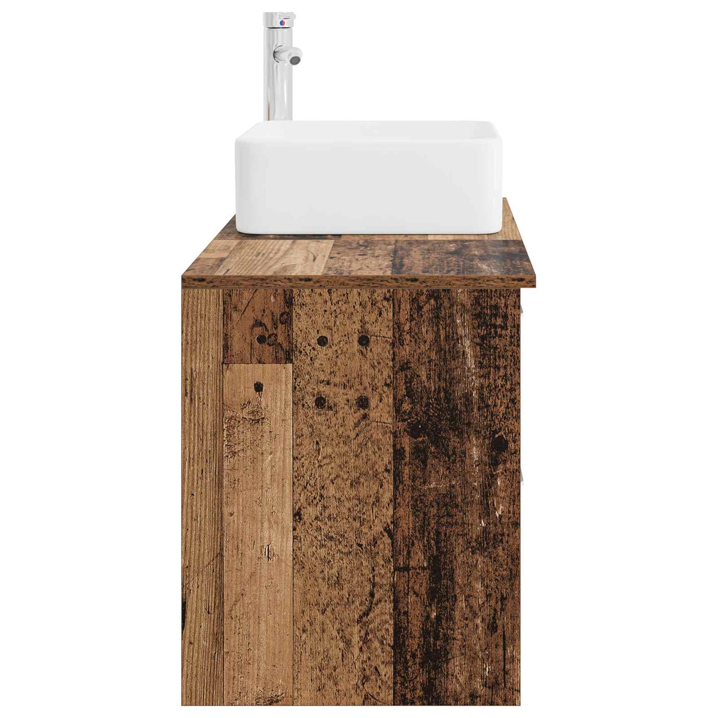 Set di mobili per il bagno 2 pcs Legno antico | homemem39