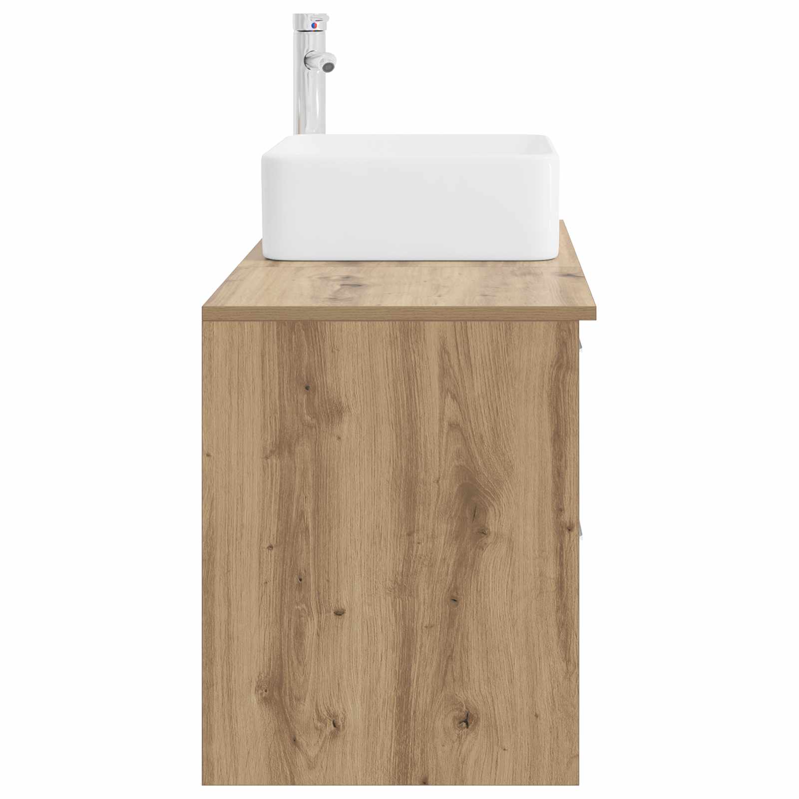 Set di mobili per il bagno 2 pz Rovere Artigianale | homemem39