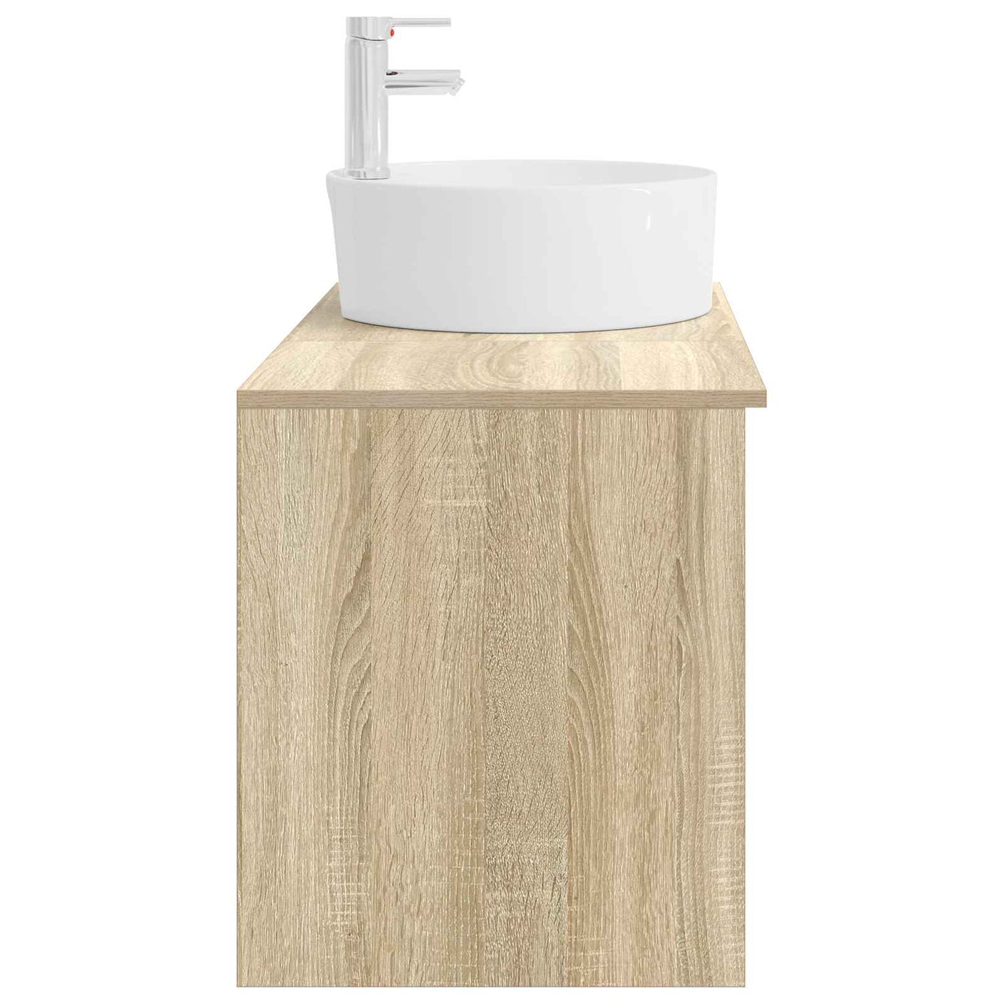 Set di mobili per il bagno 2 pz Rovere Sonoma