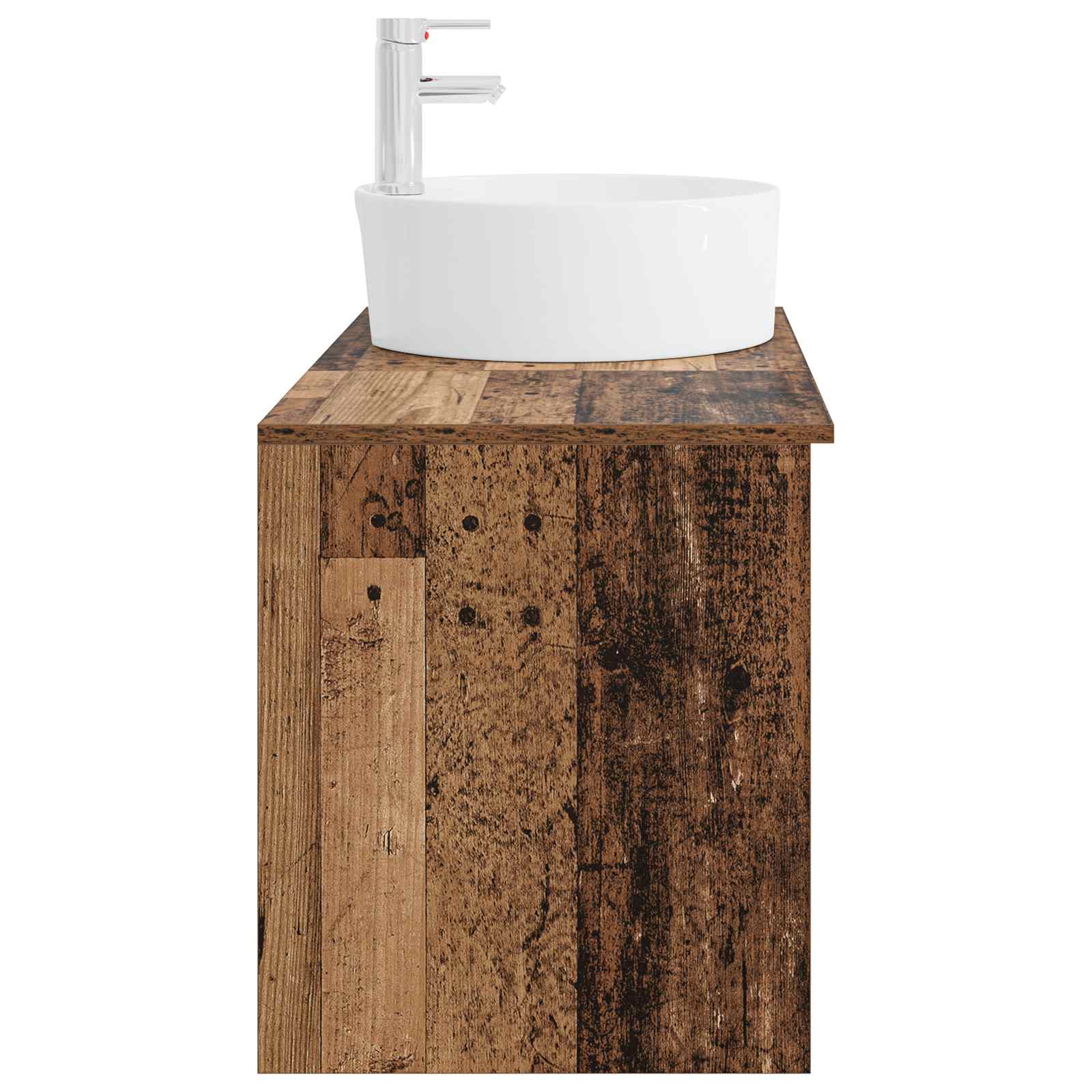 Set di mobili per il bagno 2 pcs Legno antico | homemem39