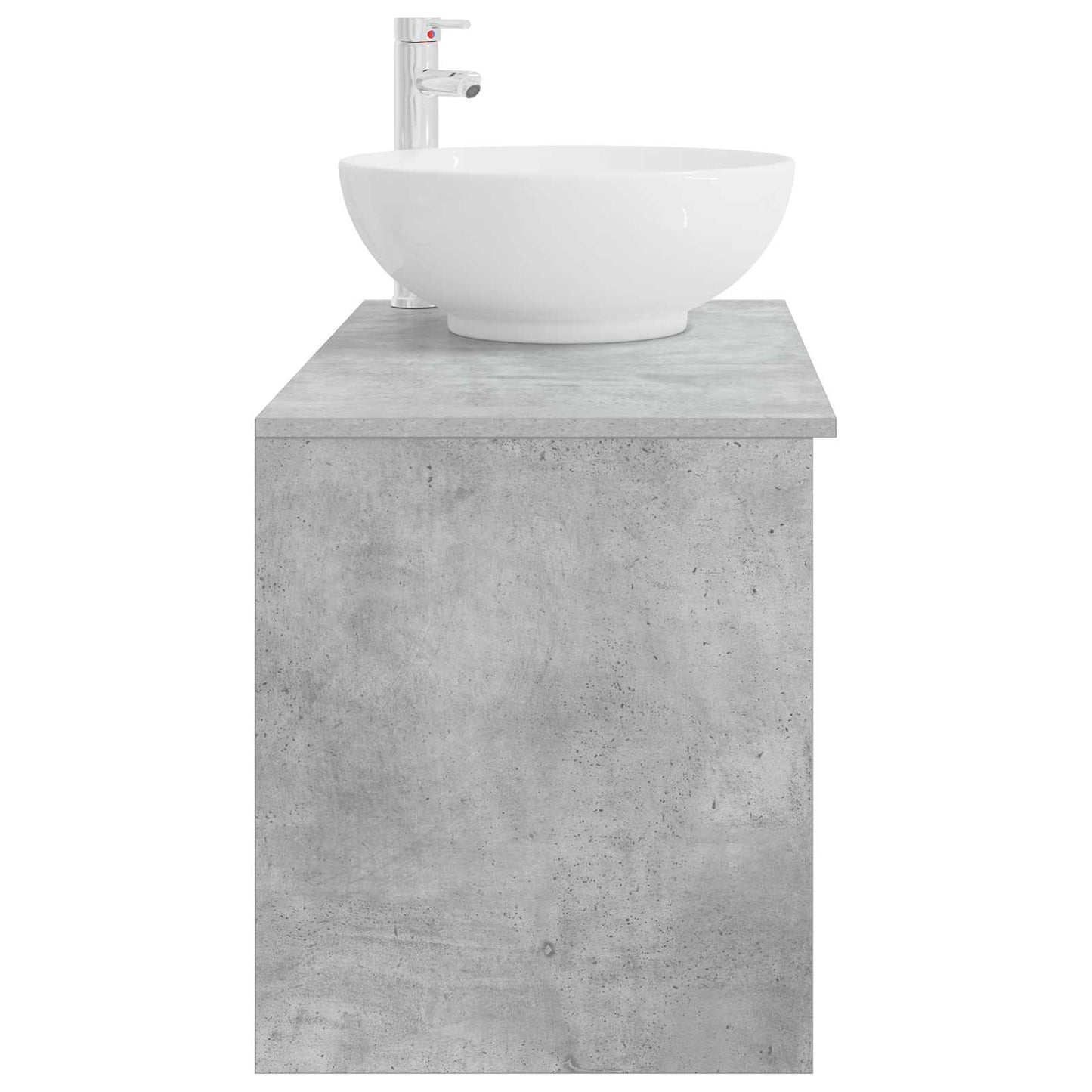 Set di mobili per il bagno 2 pcs Grigio Cemento | homemem39