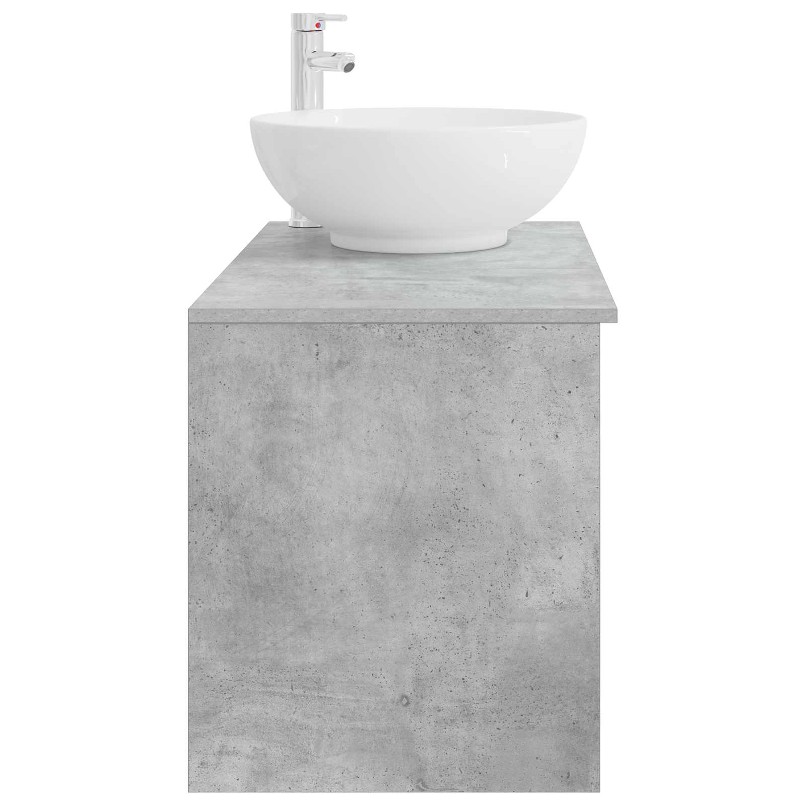Set di mobili per il bagno 2 pcs Grigio Cemento | homemem39