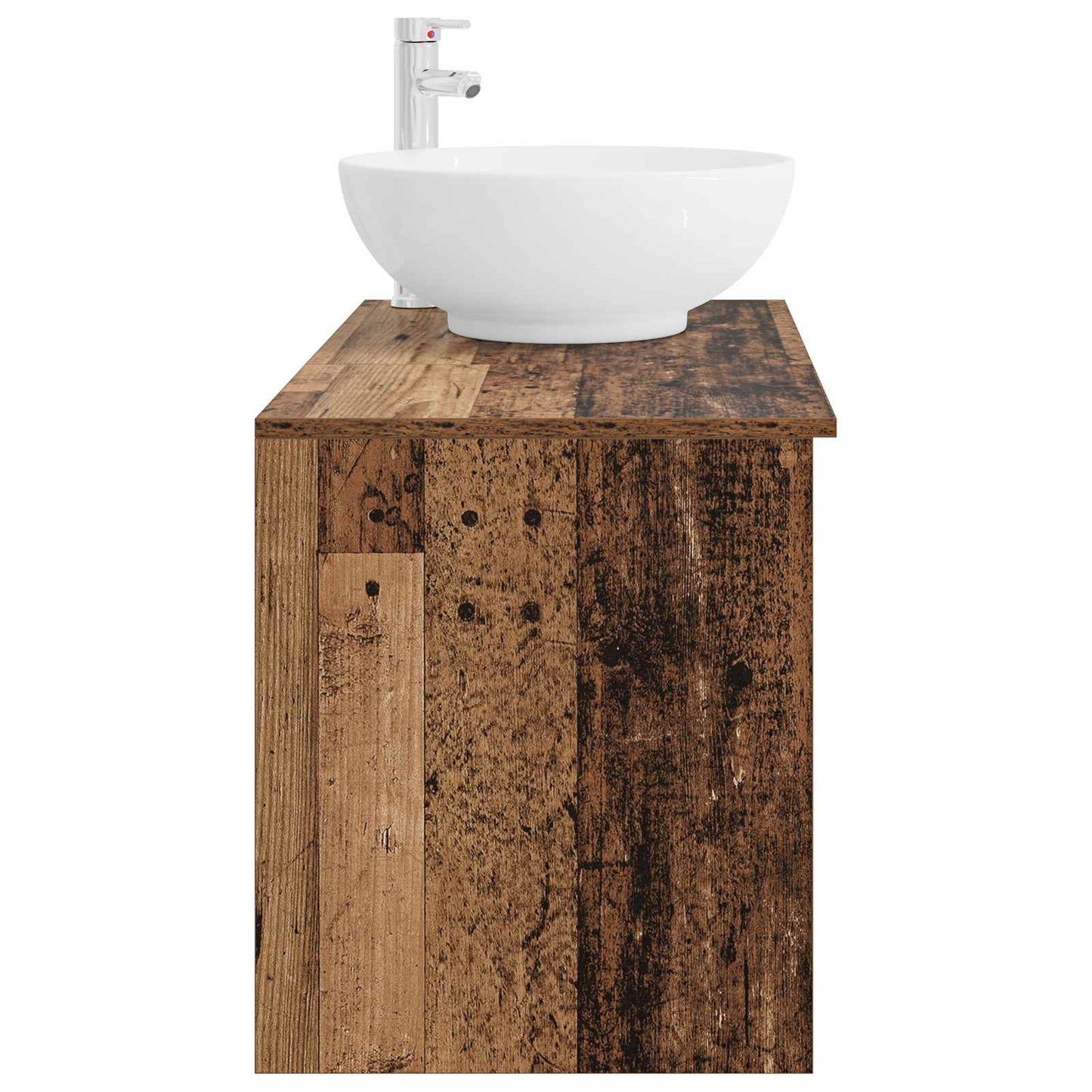 Set di mobili per il bagno 2 pcs Legno antico | homemem39