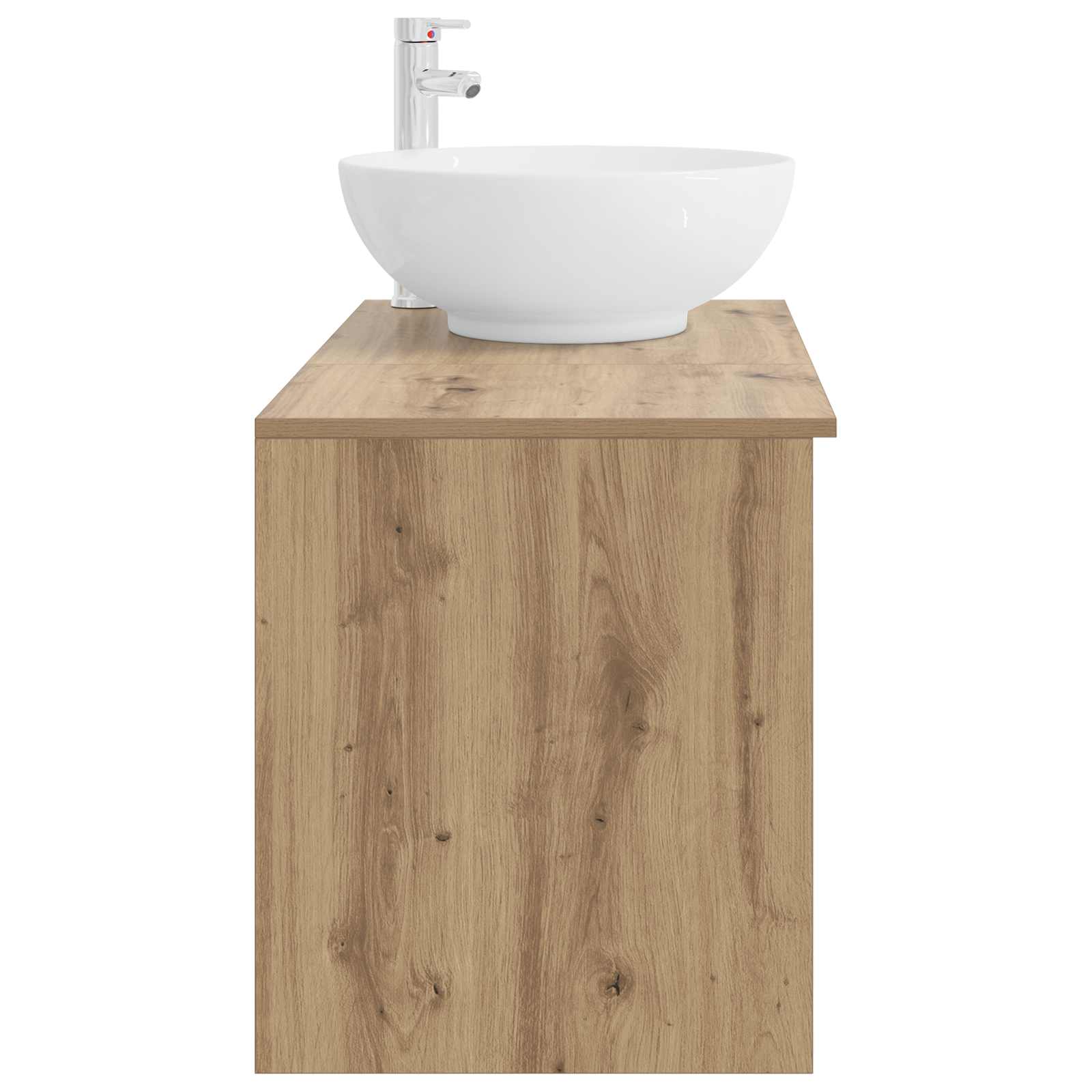 Set di mobili per il bagno 2 pz Rovere Artigianale | homemem39