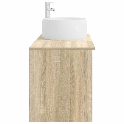 Set di mobili per il bagno 2 pcs Rovere Sonoma | homemem39