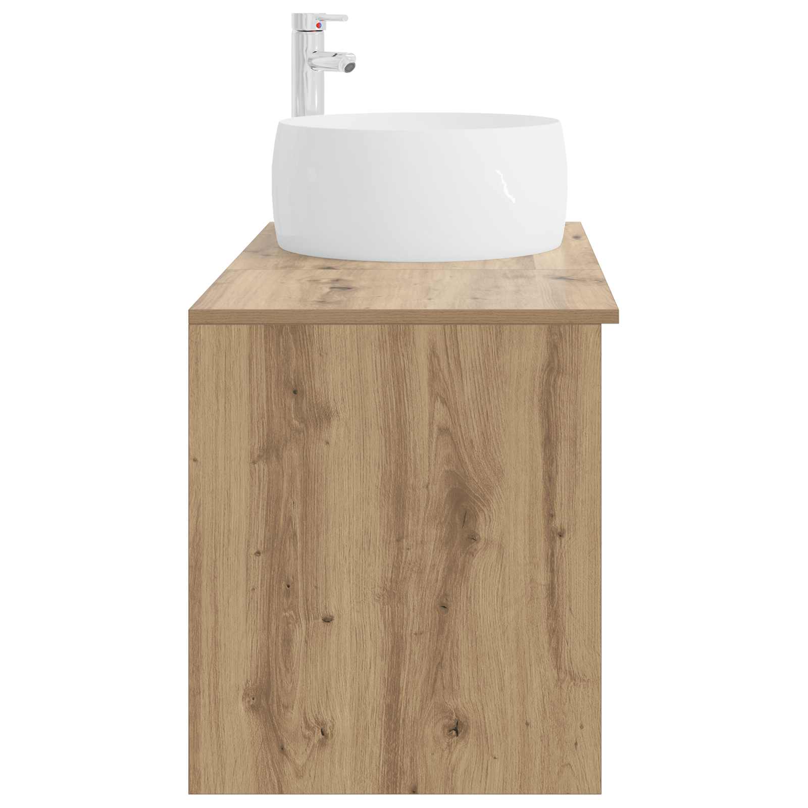 Set di mobili per il bagno 2 pz Rovere Artigianale | homemem39