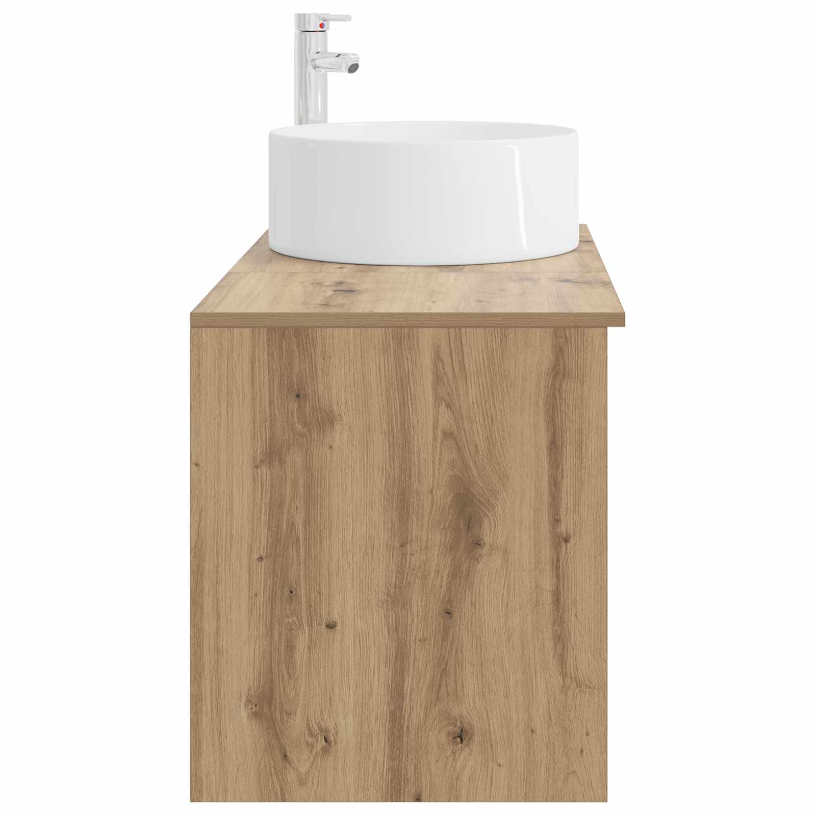 Set di mobili per il bagno 2 pz Rovere Artigianale | homemem39