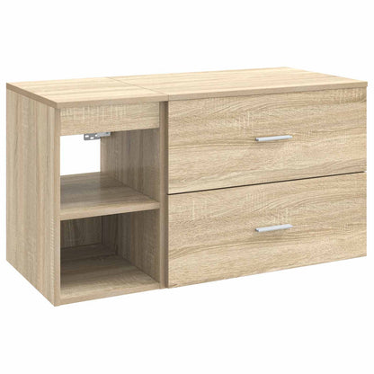 Set di mobili per il bagno 2 pcs Rovere Sonoma | homemem39