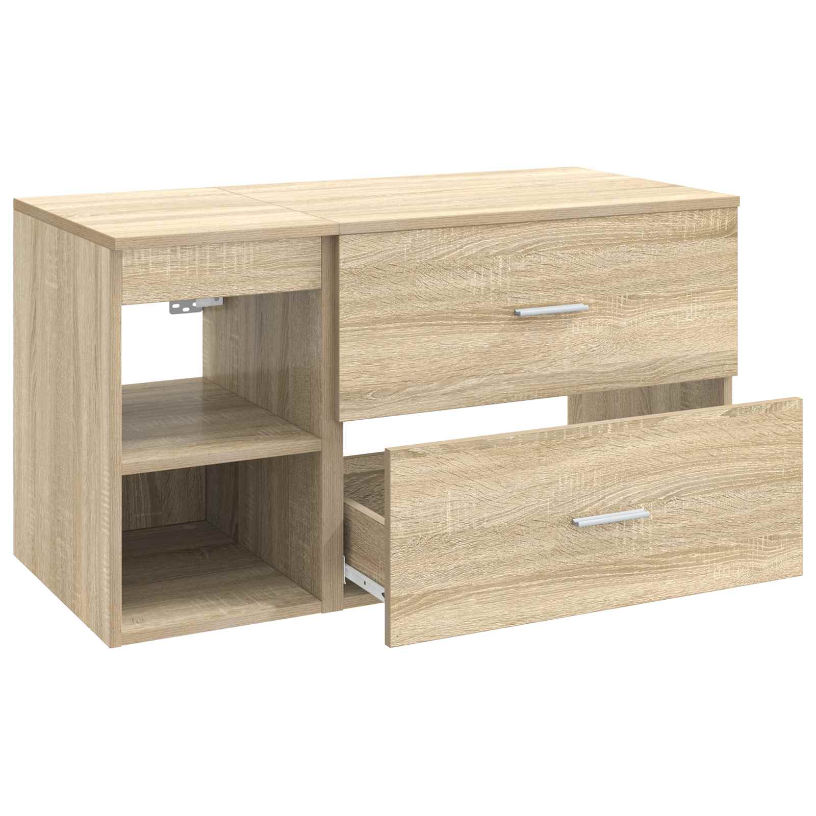 Set di mobili per il bagno 2 pcs Rovere Sonoma | homemem39