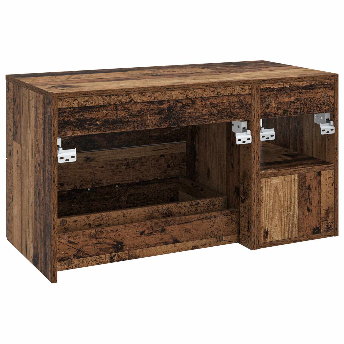 Set di mobili per il bagno 2 pcs Legno antico | homemem39