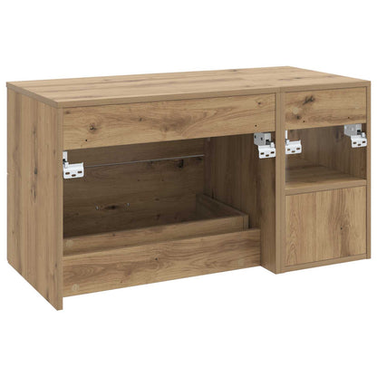 Set di mobili per il bagno 2 pz Rovere Artigianale | homemem39
