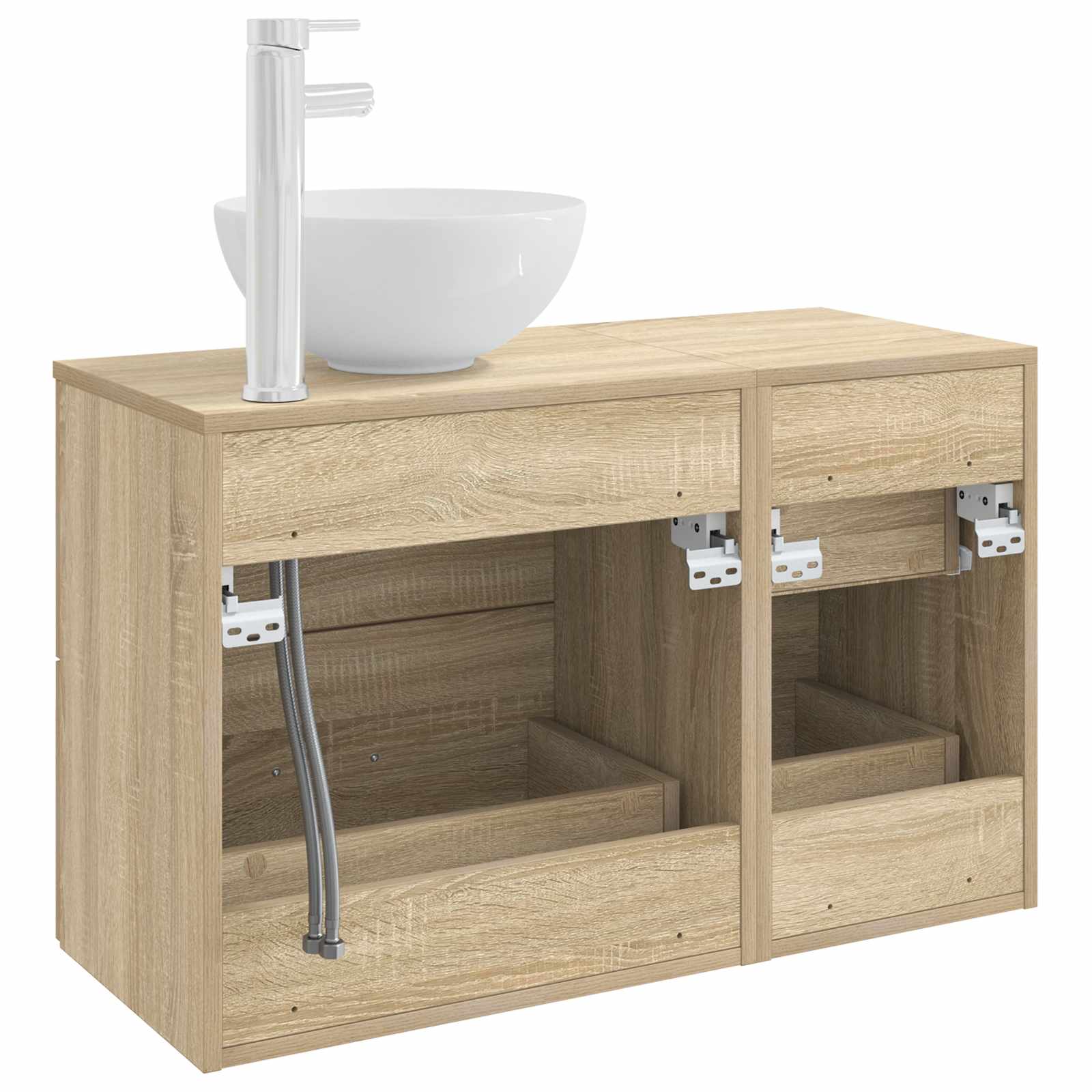 Set di mobili per il bagno 2 pcs Rovere Sonoma | homemem39