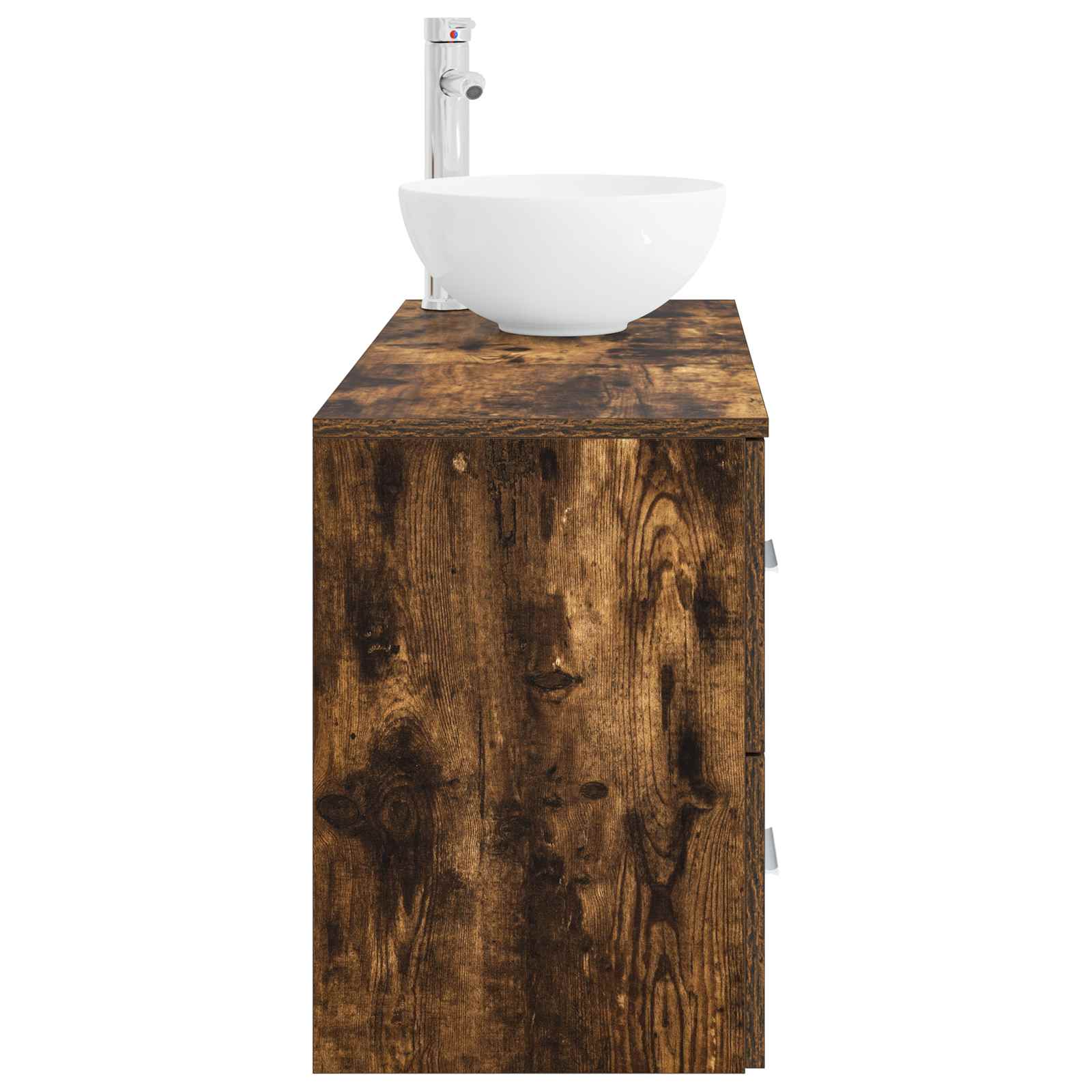 Set di mobili per il bagno 2 pcs Rovere Fumo | homemem39
