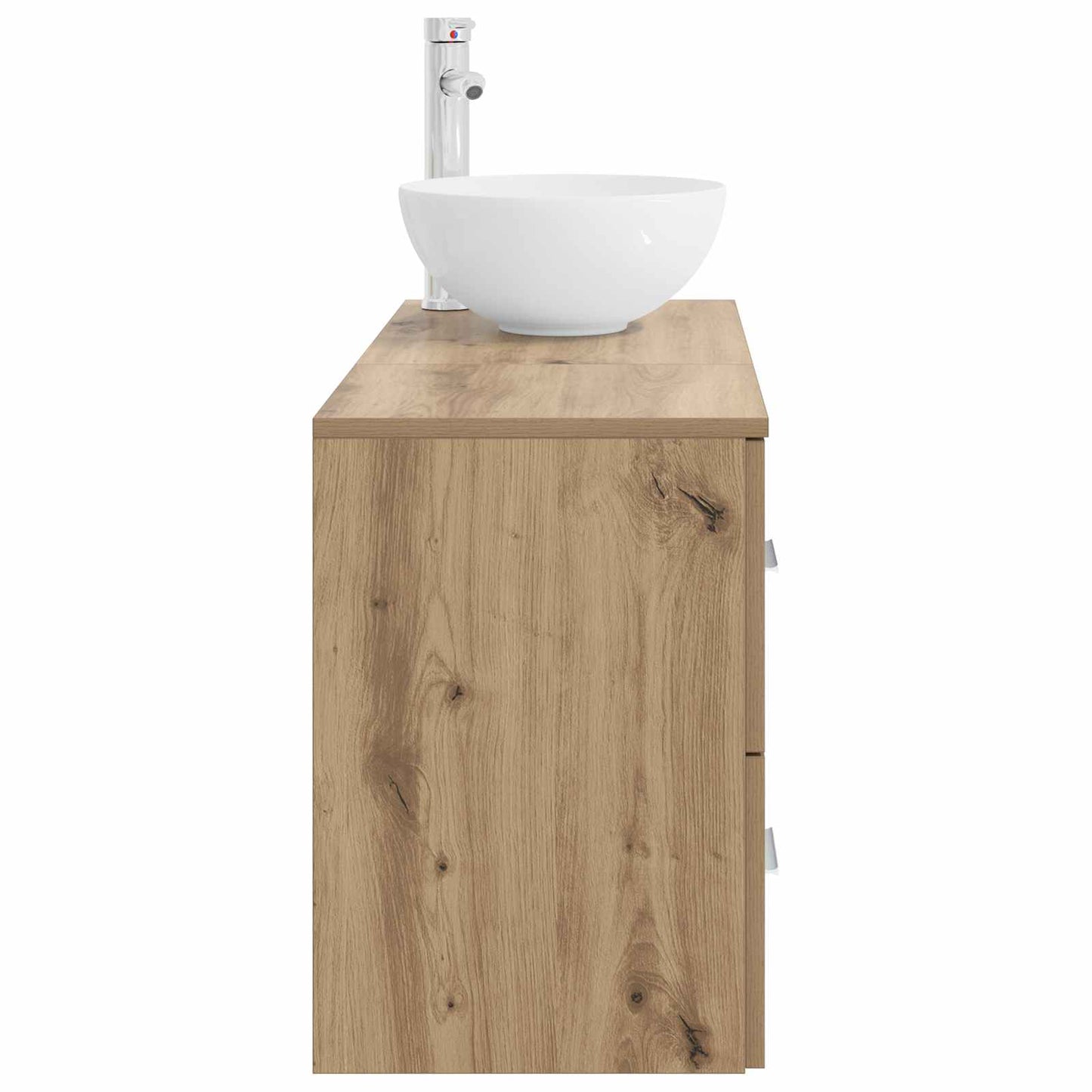 Set di mobili per il bagno 2 pz Rovere Artigianale | homemem39