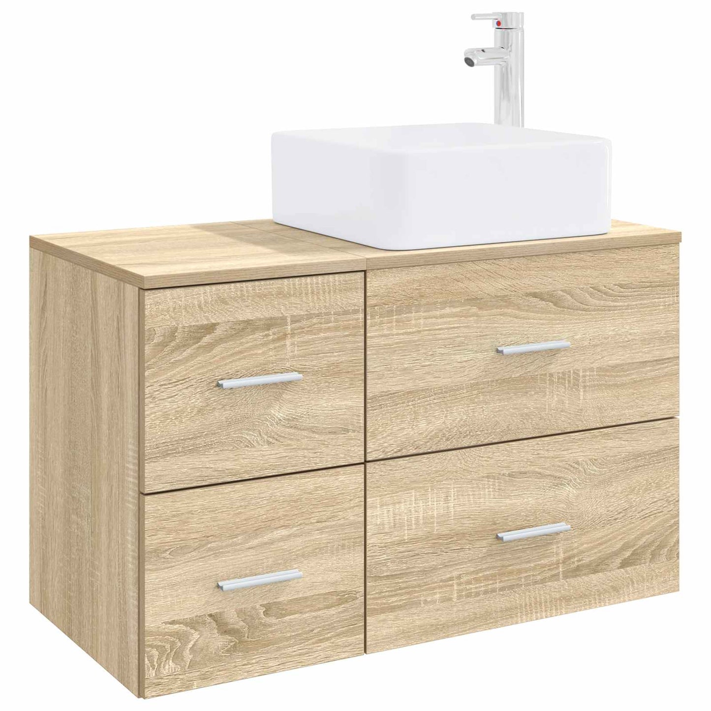 Set di mobili per il bagno 2 pcs Rovere Sonoma | homemem39