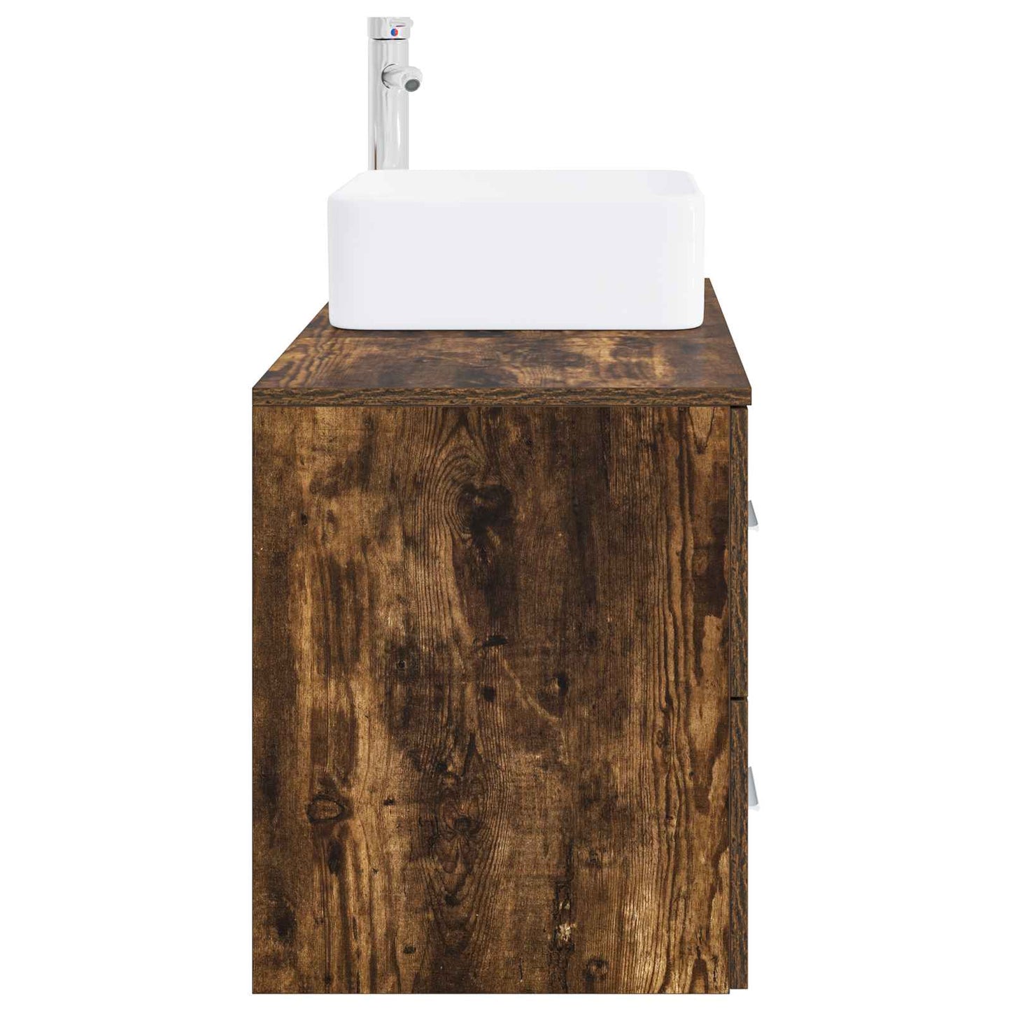 Set di mobili per il bagno 2 pcs Rovere Fumo | homemem39