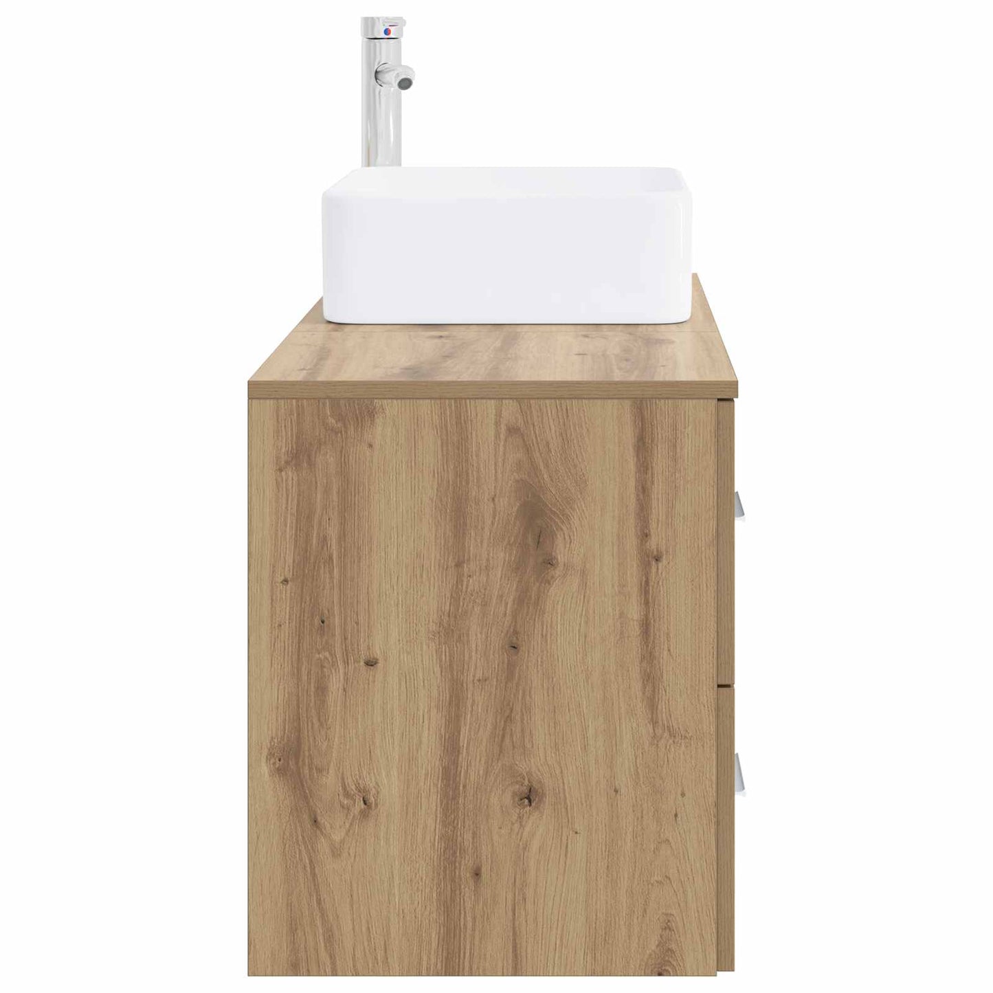 Set di mobili per il bagno 2 pz Rovere Artigianale | homemem39
