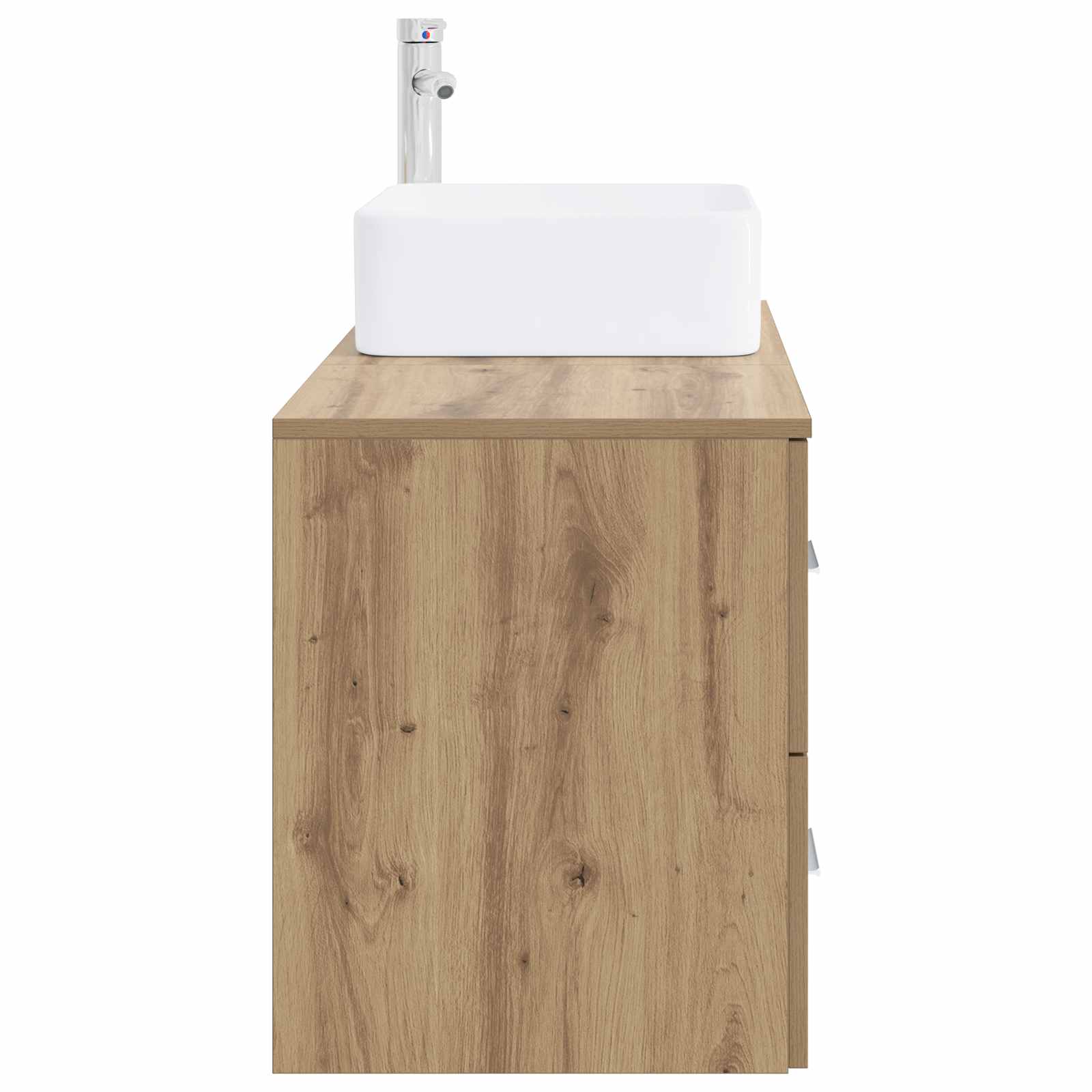 Set di mobili per il bagno 2 pz Rovere Artigianale | homemem39