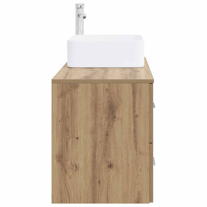 Set di mobili per il bagno 2 pz Rovere Artigianale | homemem39