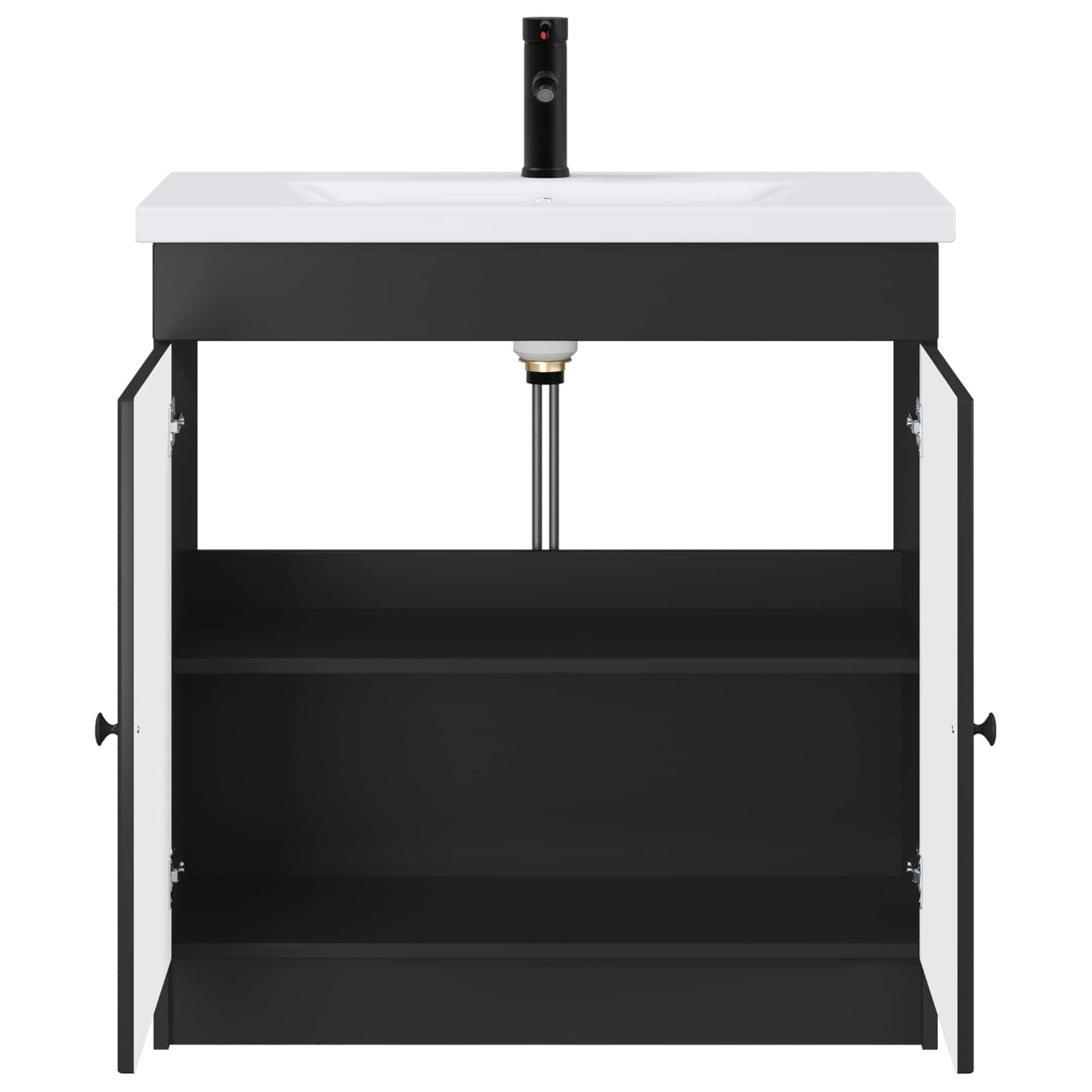 Set di mobili per il bagno Nero 56 x 37,5 x 81 cm | homemem39