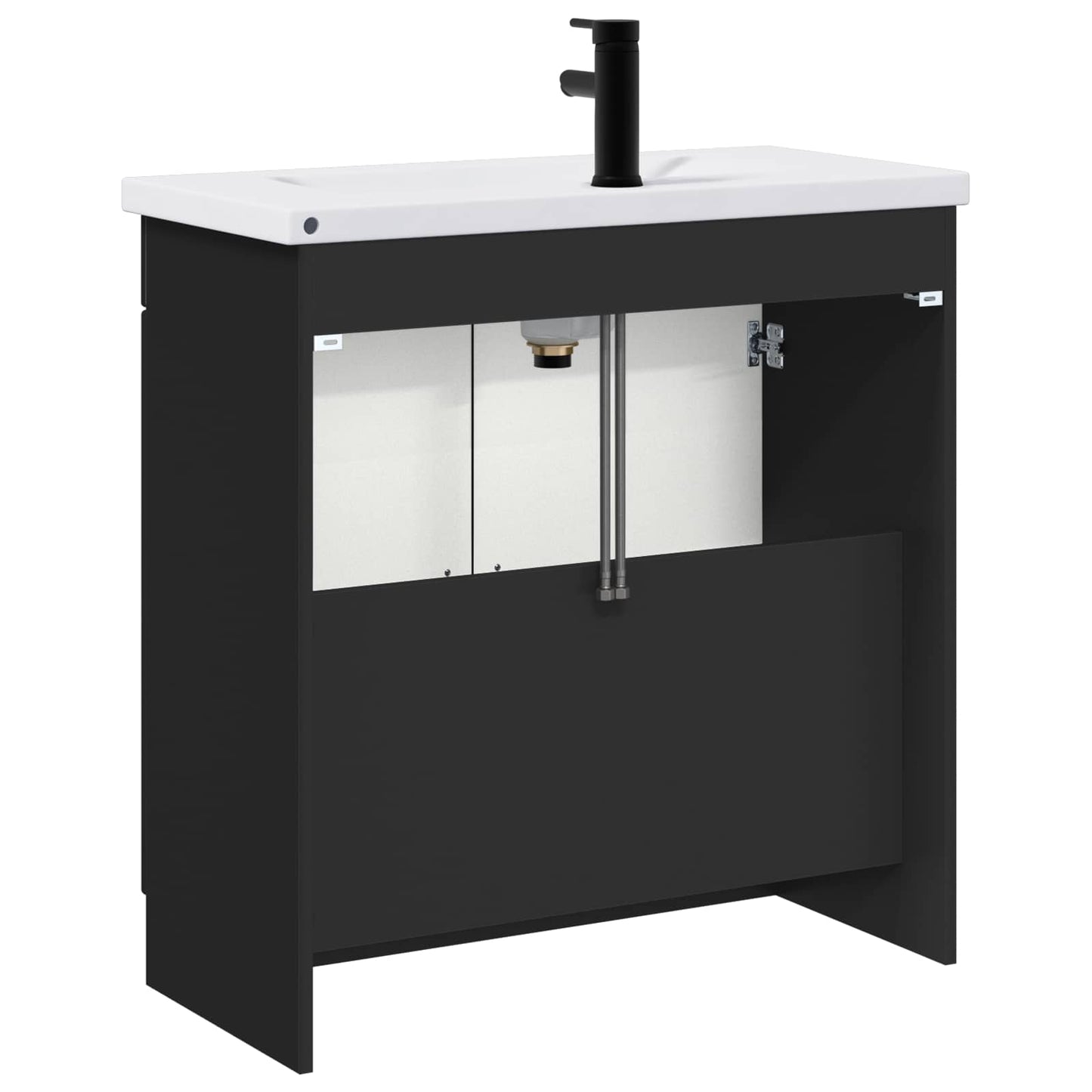 Set di mobili per il bagno Nero 56 x 37,5 x 81 cm | homemem39