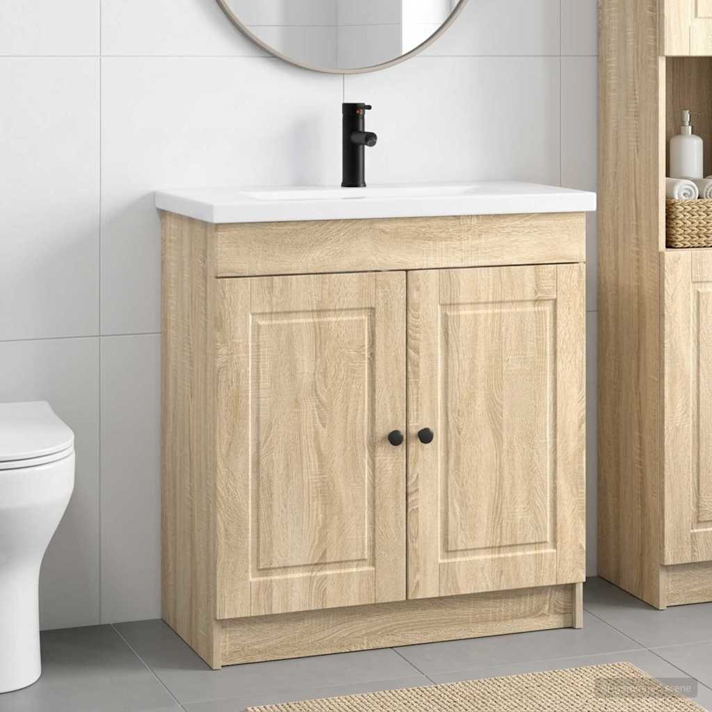 Set di mobili per il bagno Rovere Sonoma 56 x 37,5 x 81 cm | homemem39