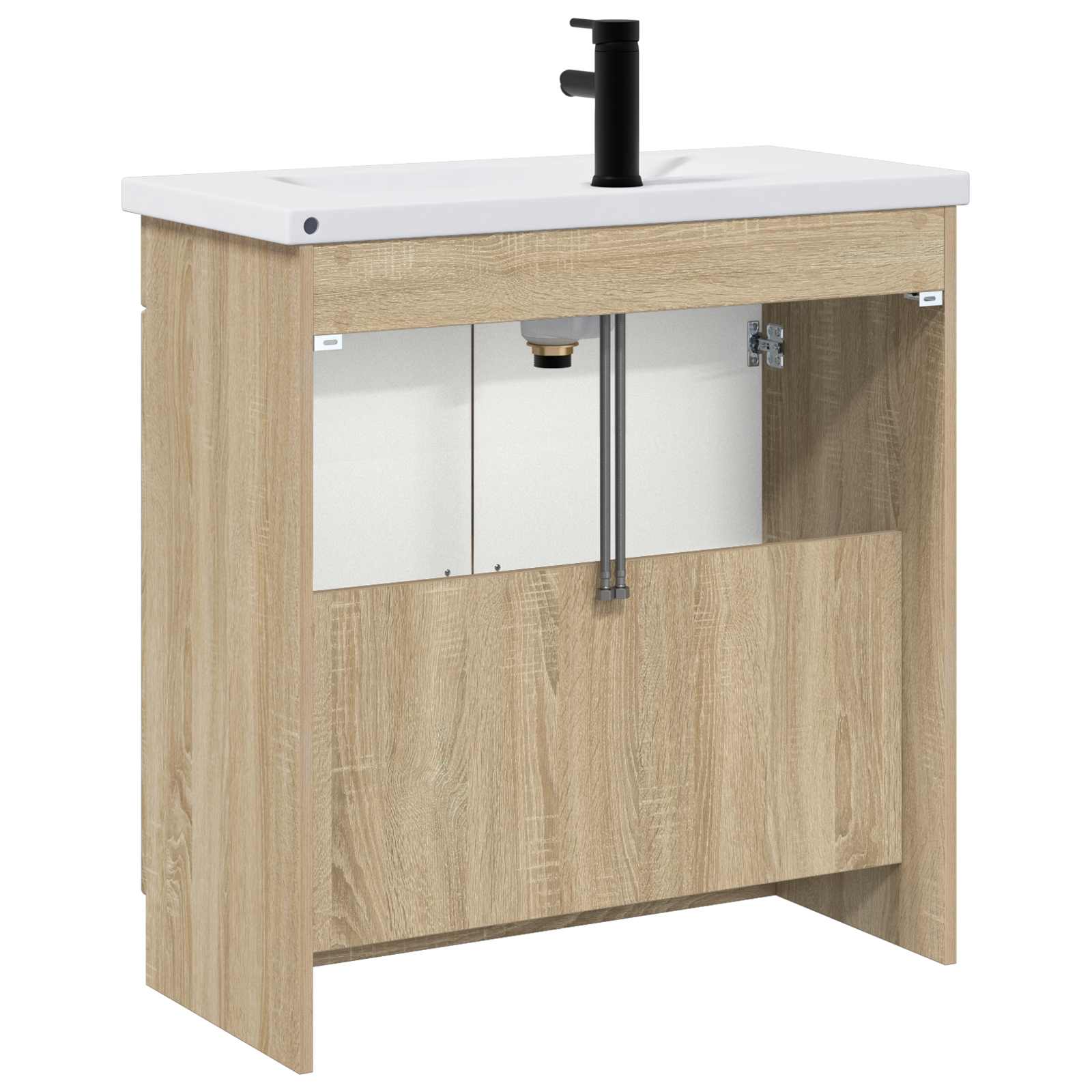 Set di mobili per il bagno Rovere Sonoma 56 x 37,5 x 81 cm | homemem39