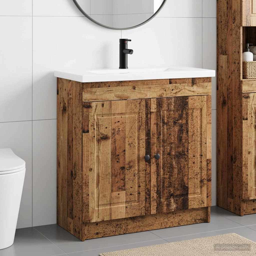 Set di mobili per il bagno Legno antico 56 x 37,5 x 81 cm | homemem39