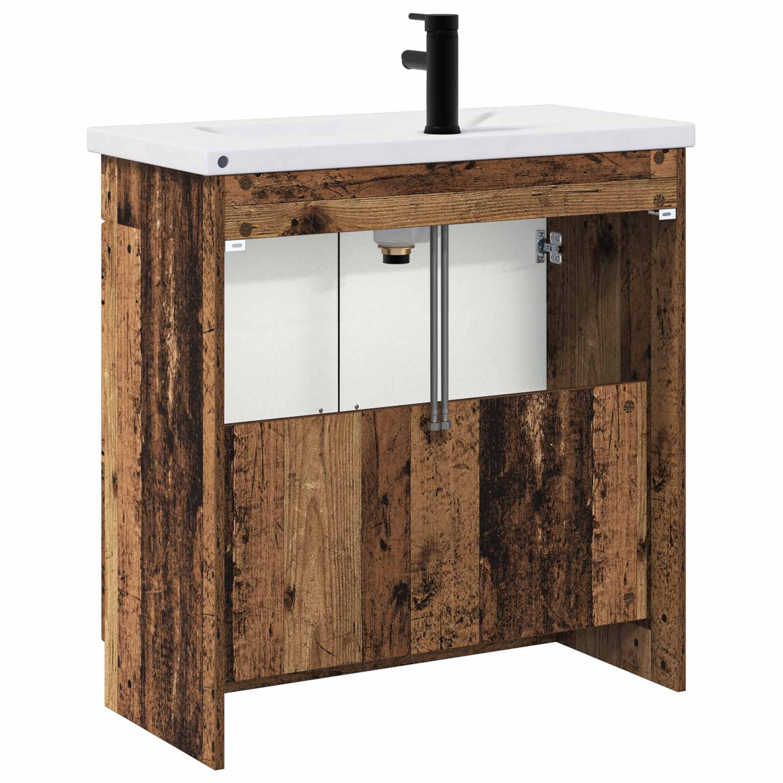 Set di mobili per il bagno Legno antico 56 x 37,5 x 81 cm | homemem39