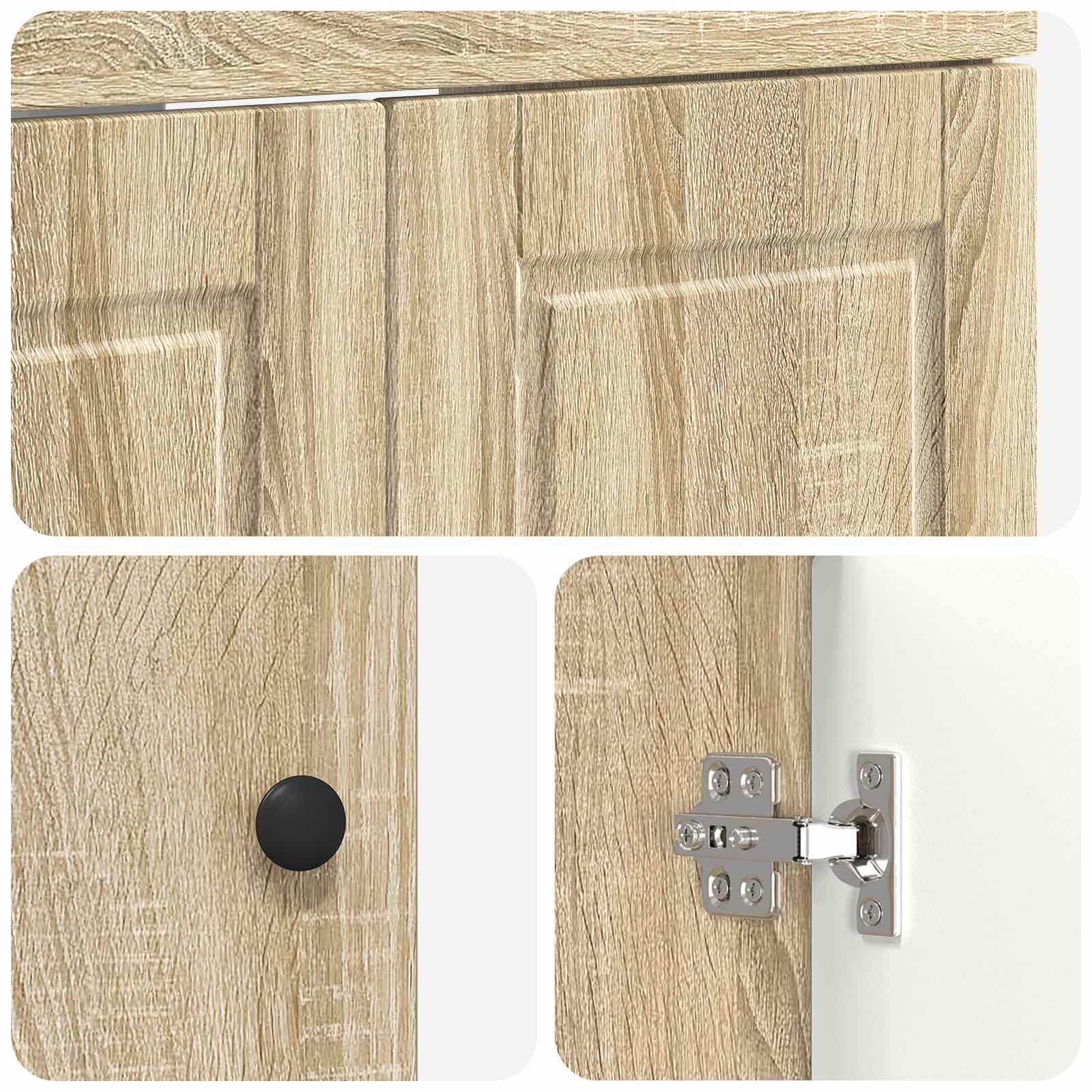 Set di mobili per il bagno Rovere Sonoma 78,5 x 37,5 x 81 cm | homemem39