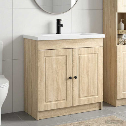 Set di mobili per il bagno Rovere Sonoma 78,5 x 37,5 x 81 cm | homemem39