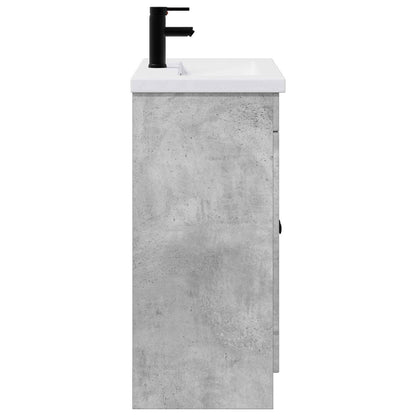 Set di mobili per il bagno Grigio Cemento 78,5 x 37,5 x 81 cm | homemem39