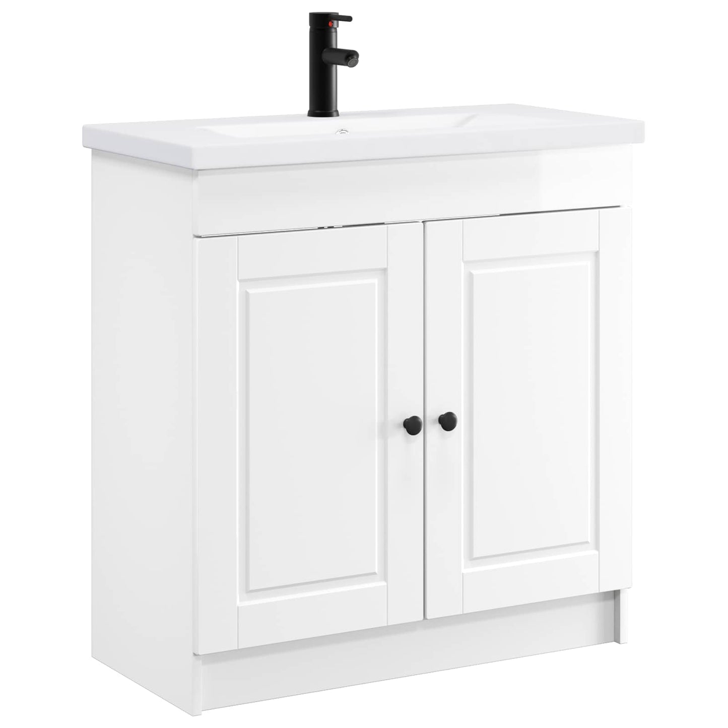 Set di mobili per il bagno Bianco Lucido 78,5 x 37,5 x 81 cm | homemem39