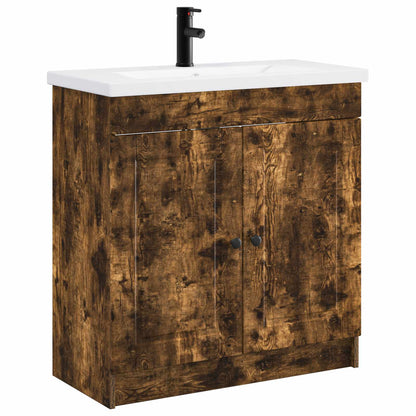 Set di mobili per il bagno Rovere Fumo 78,5 x 37,5 x 81 cm - homemem39