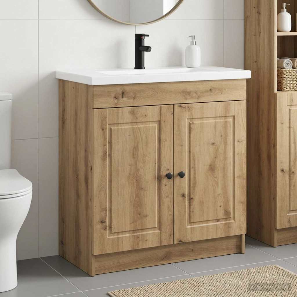 Set di mobili per il bagno Rovere Artigianale | homemem39