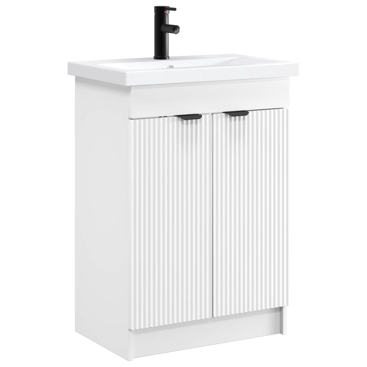 Set di mobili per il bagno Bianco 56 x 37,5 x 81 cm | homemem39