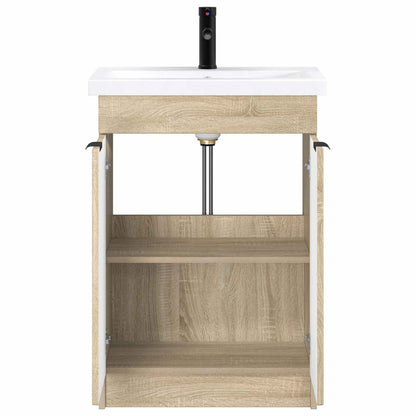 Set di mobili per il bagno Rovere Sonoma 56 x 37,5 x 81 cm | homemem39