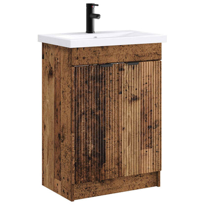 Set di mobili per il bagno Legno antico 56 x 37,5 x 81 cm | homemem39