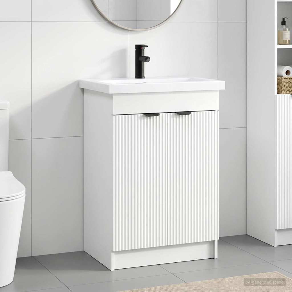 Set di mobili per il bagno Bianco 78,5 x 37,5 x 81 cm | homemem39