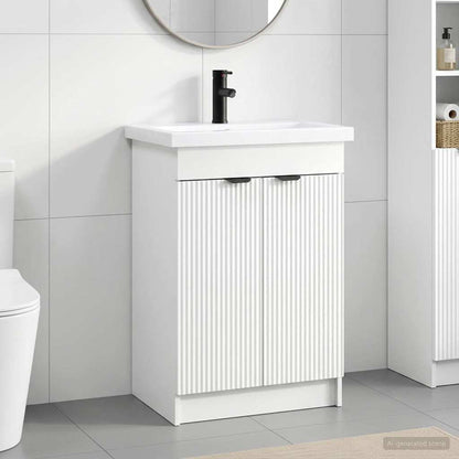 Set di mobili per il bagno Bianco 78,5 x 37,5 x 81 cm | homemem39