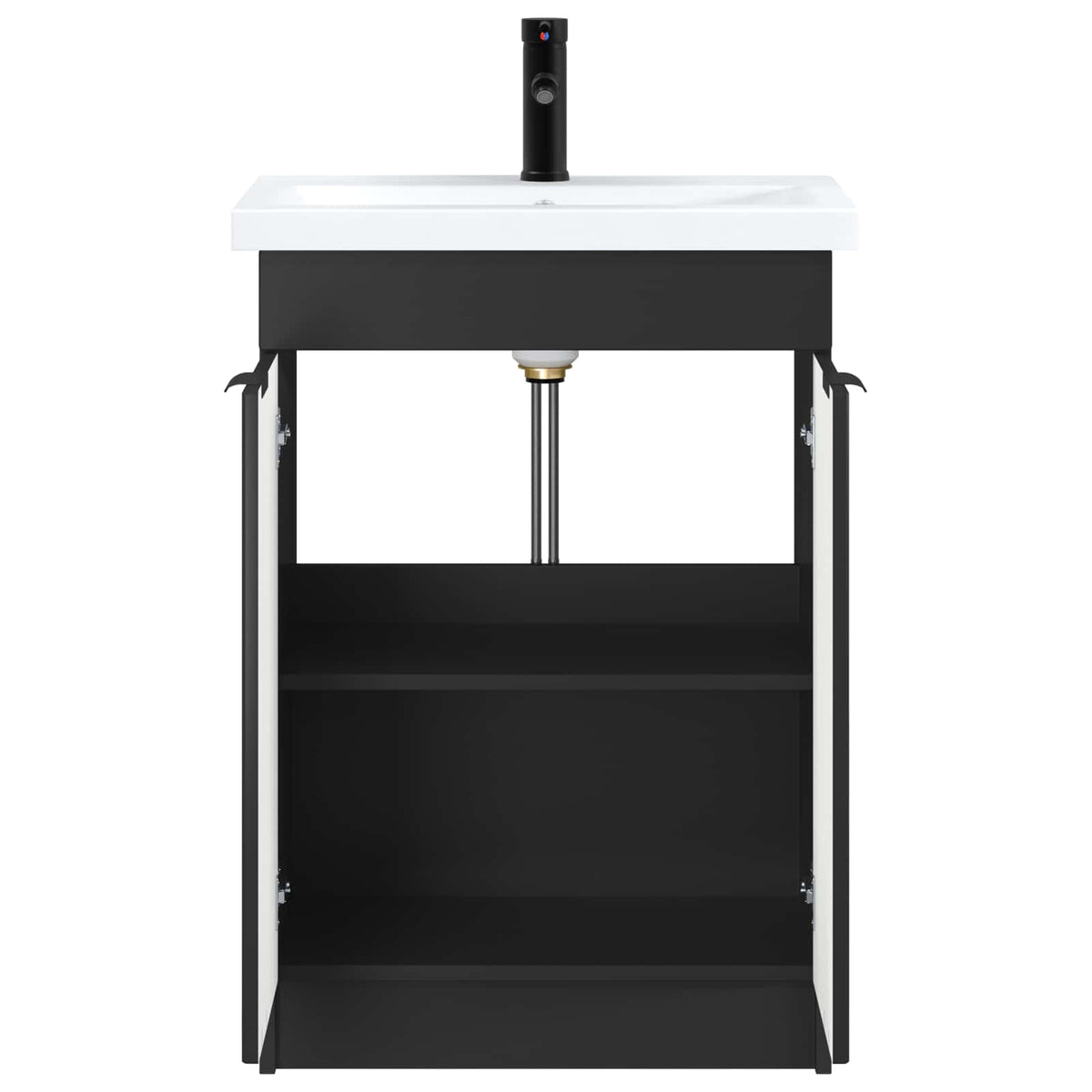 Set di mobili per il bagno Nero 78,5 x 37,5 x 81 cm | homemem39