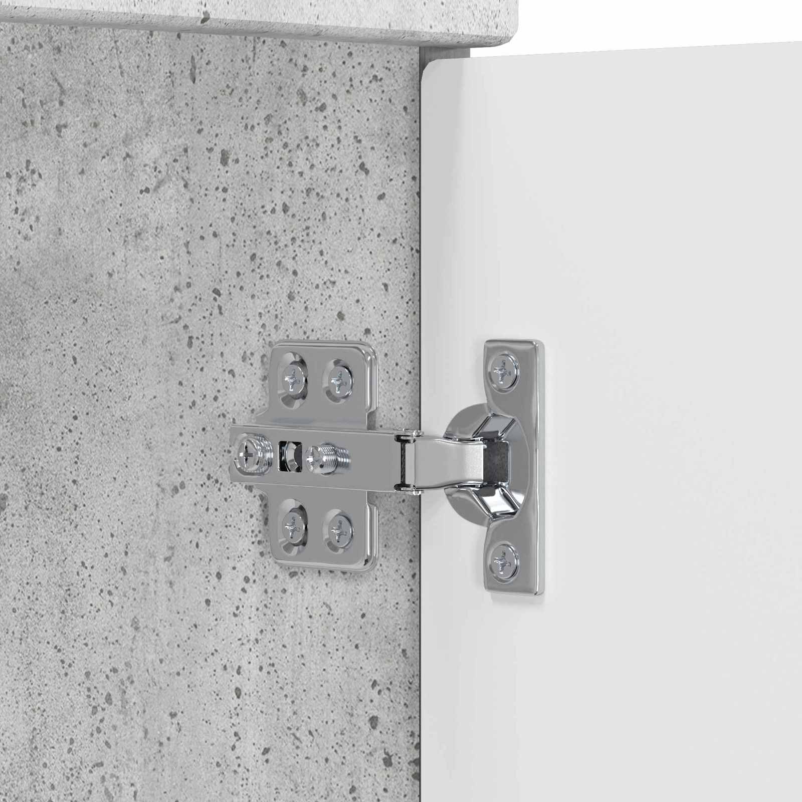Set di mobili per il bagno Grigio Cemento 78,5 x 37,5 x 81 cm | homemem39