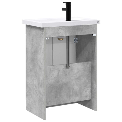 Set di mobili per il bagno Grigio Cemento 78,5 x 37,5 x 81 cm | homemem39